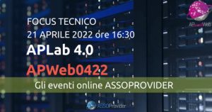 APLab 4.0, “Focus Tecnico” con i partner, Torri Assoprovider e Credito d’Imposta 4.0